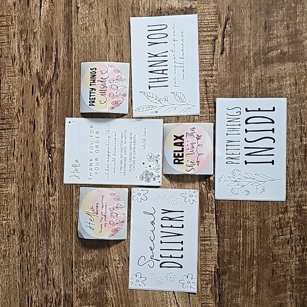 Cute and  Funny Shipping Stickers Bundle 1